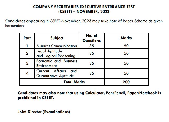 Guidelines for ICSI CSEET Exam in Remote Proctored Mode