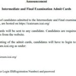 CA Admit Card