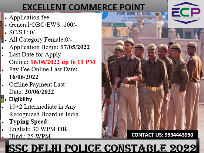 SSC Delhi Police Recruitment