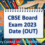 CBSE Board Exam 2023