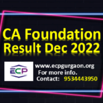 CA Foundation 2022 Result