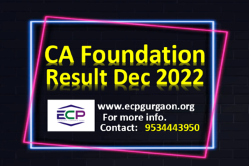 CA Foundation 2022 Result