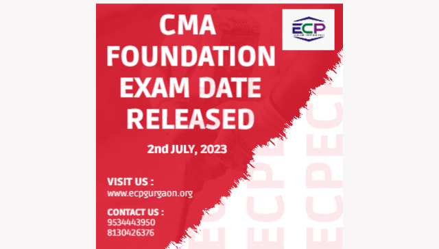 cma foundation exam date released