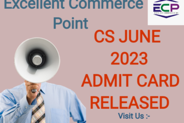 ICSI Admit Card June 2023 Released - ECP Gurgaon