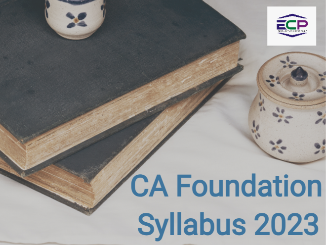 CA Foundation Syllabus 2023