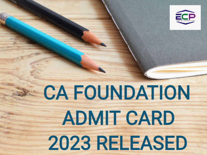 CA Foundation Admit Card
