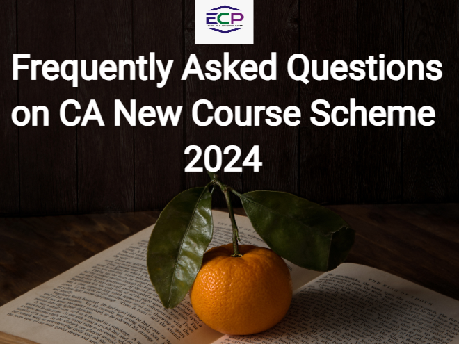 CA New Course Scheme