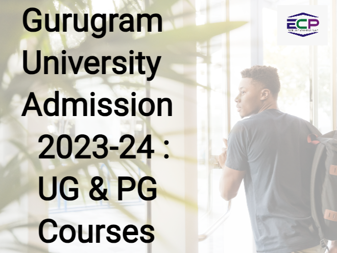 Gurugram University Admission 2023-24