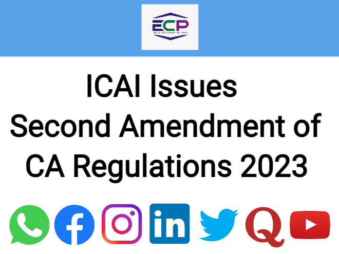 ICAI Issues Second Amendment