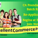 CA Foundation Batch for Re-Applicants Begins at ECP - Join Now