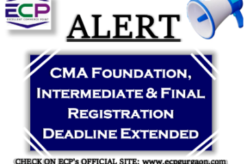 CMA Foundation, Inter & Final Registration Deadline Extended
