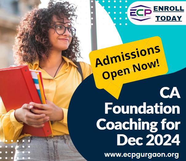 CA Foundation Coaching for Dec 2024 Admissions Open Now!