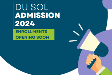 DU SOL Admission 2024 Enrollments Opening Soon