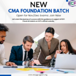 New CMA Foundation Batch Open for NovDec Exams Join Now