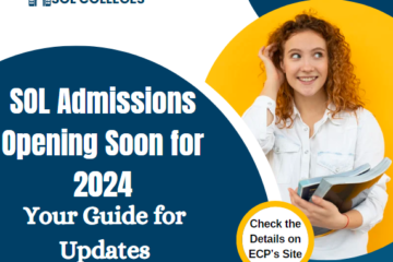 SOL Admissions Opening Soon for 2024: Your Guide for Updates