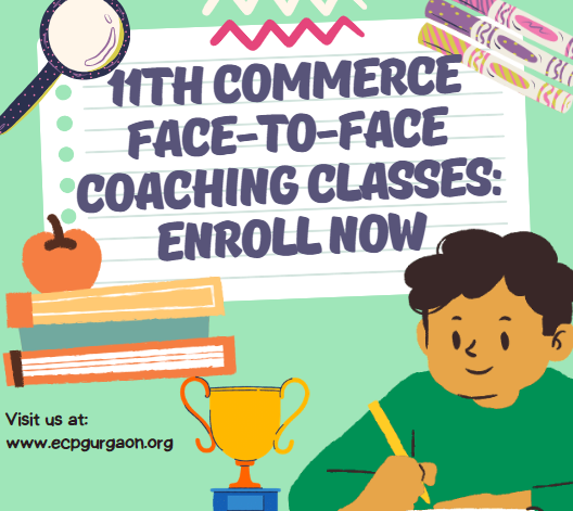 11th Commerce Face-to-Face Coaching Classes Enroll Now