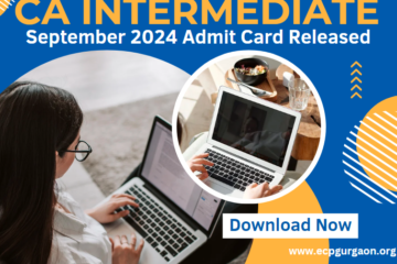 September 2024 CA Intermediate Admit Card Released Download