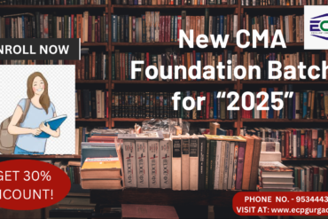 New CMA Foundation Batch for 2025